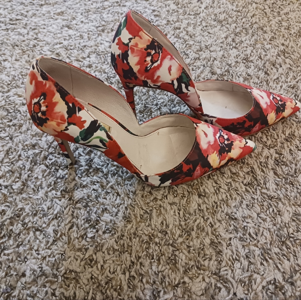 Louise et Cie floral heels